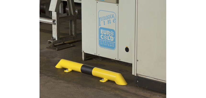 Bordures basses de protection XXL Tube Ø 89 x 3,2 mm d'épaisseur  Longueur 80 cm - Long. Hors tout 98 cm