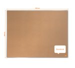 Tablero de anuncios de corcho Nobo Impression Pro de 600x450 mm
