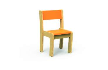 Chaise Fabiano Kids empilable en bois - Taille T2 - Ecole maternelle