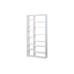 Boekenrek Valsa H 224 x B 108 cm - wit