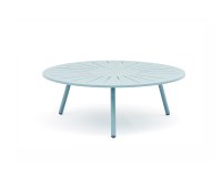 Table basse d’extérieur ronde OUDON, en aluminium