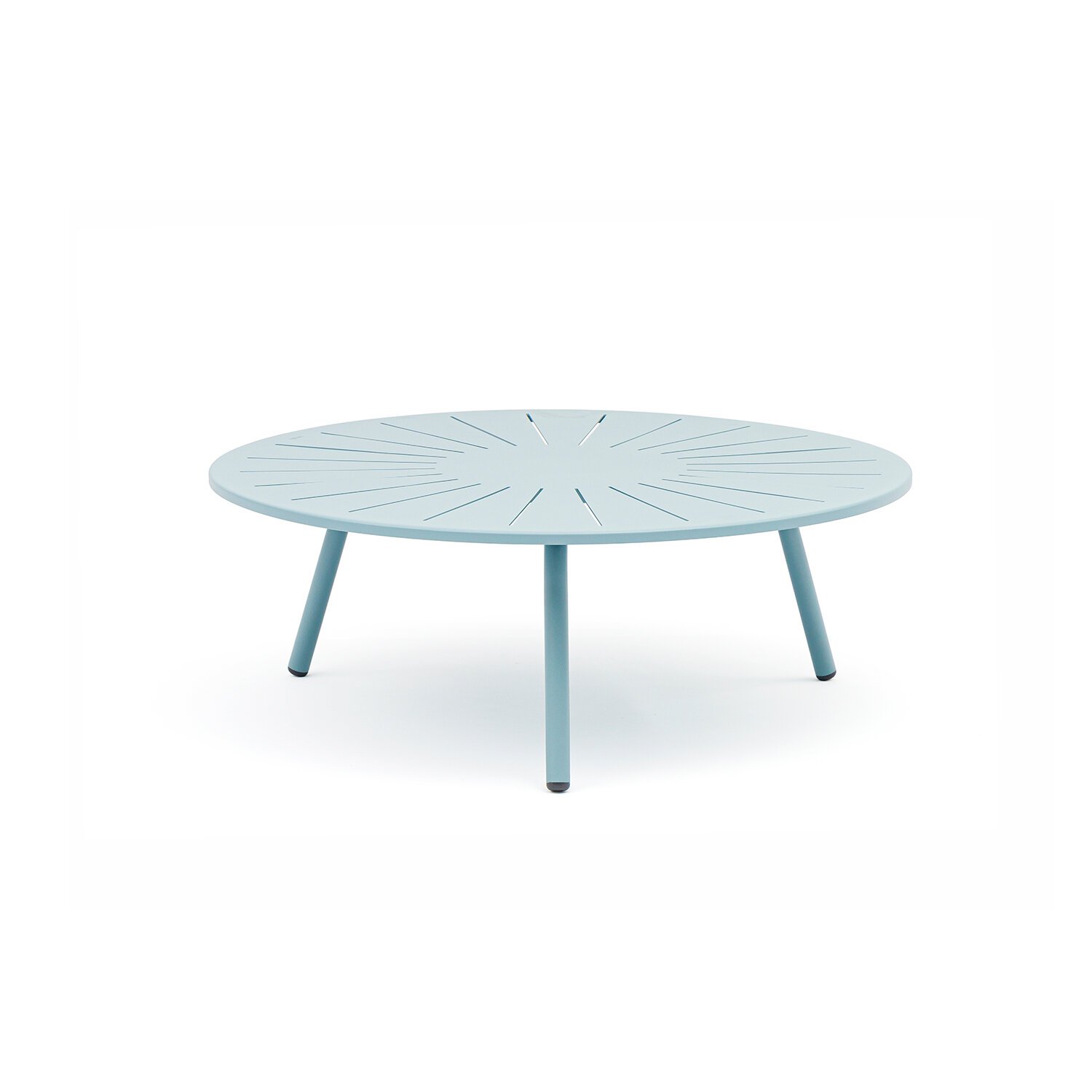 Table basse d’extérieur ronde OUDON, en aluminium