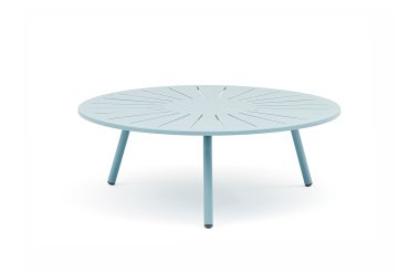 Table basse d’extérieur ronde OUDON, en aluminium