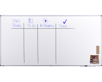 Tableau blanc laqué PREMIUM 100x200cm - Legamaster