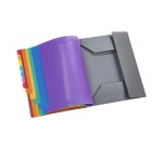 Trieur extensible à soufflet 12 compartiments – A4 – Viquel Rainbow Touch