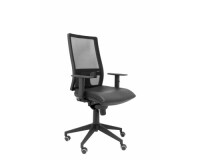 Silla Horna piel negro sin cabecero