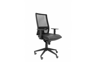 Silla Horna piel negro sin cabecero