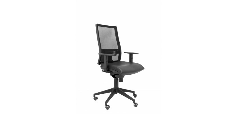 Silla Horna piel negro sin cabecero