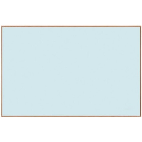 Muse Pizarra magnetica color azul cielo flotante enamarcada madera haya maciza