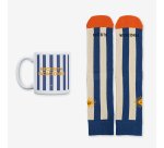 Kit Taza + Calcetines "Necesito vacaciones" talla 42-46
