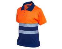 BULNES - POLO MANGA CORTA BICOLOR - M - Orange