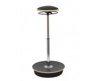 Taburete alto Agra kaiman negro