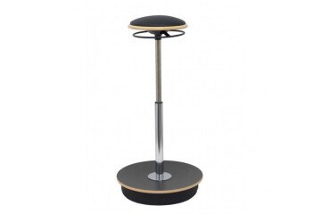 Taburete alto Agra kaiman negro