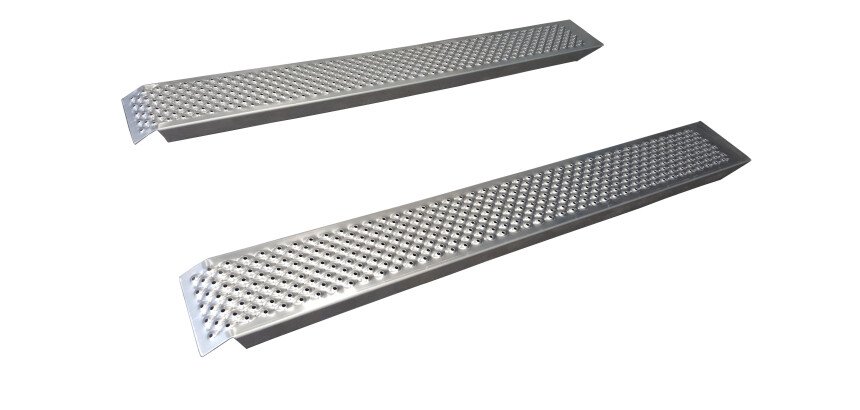 Rampe de chargement en aluminium - charge max 500 kg/rampe - Jeu de 2