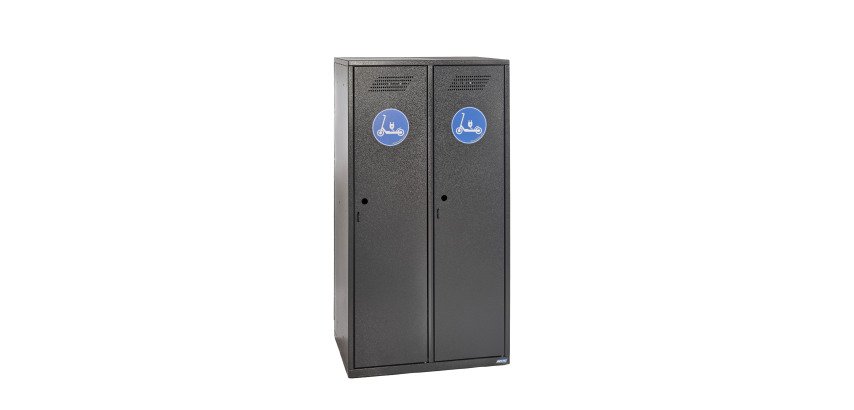 Casier pour 2 trotinettes électriques