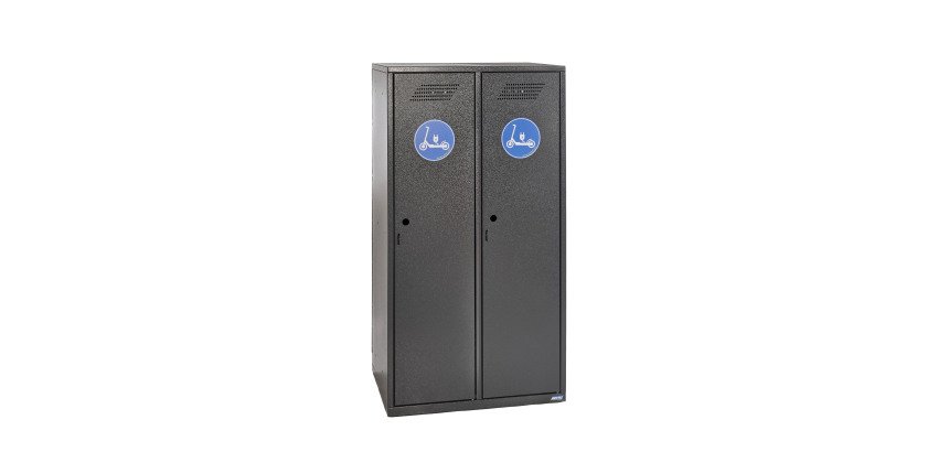 Casier pour 2 trotinettes électriques