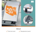 Soporte para carteles para el suelo con base para agua A1 Nobo Impression Pro