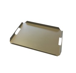 Plateau de service aluminium L - Taupe