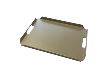 Plateau de service aluminium L - Taupe