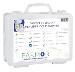 Coffret de secours Menuisier 10/12 personnes