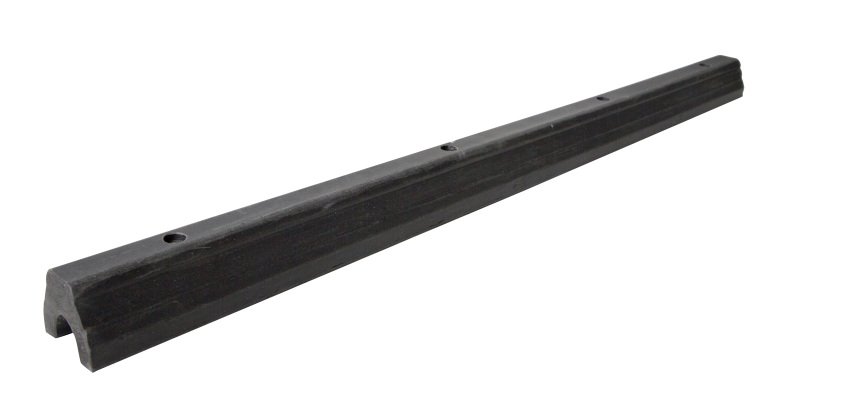 Butée de parking polyéthylène noire 1830 mm