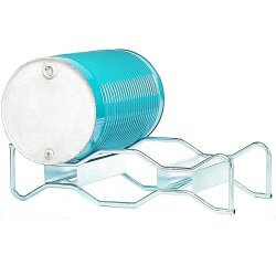 Support de stockage acier galvanisé 2 fûts 220 L 610 x 1190 x 310 mm