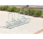 Range 8 vélos avec 4 arceaux antivol