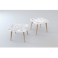 Table basse KIDS à colorier - Motif Jungle - Lot de 2