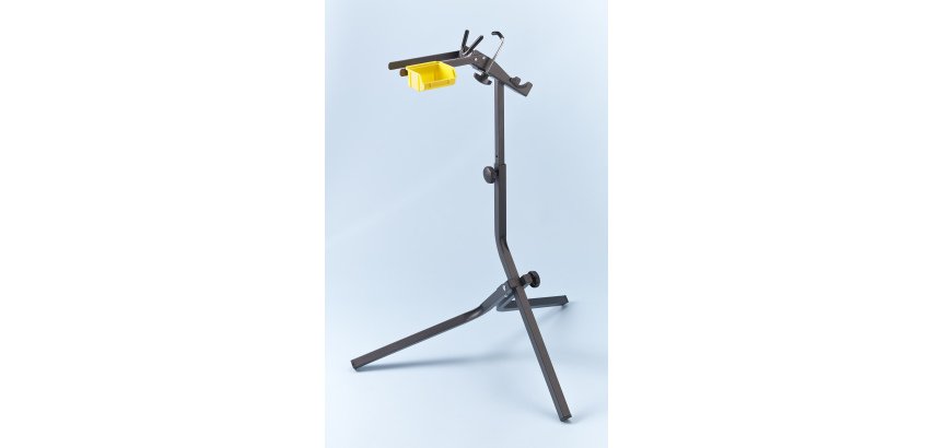 Support pied atelier vélo