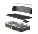 DOMO DO9260G Barbecue de table avec pare-brise - 2200W