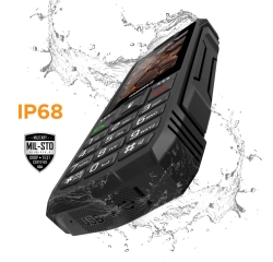 Hammer Rock 4G 2,4" LTE Black Teléfono ultrarresistente.