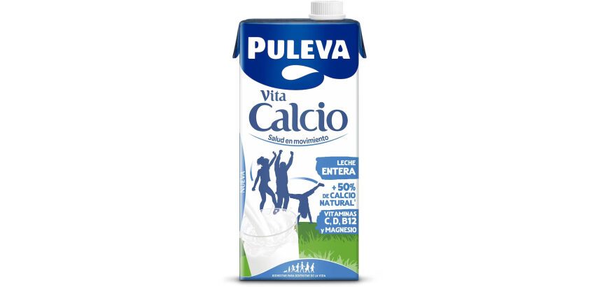 Leche Puleva Vita Calcio Entera Brik 1l - Pack 6