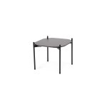 Table basse Meet 50 x 50 cm pied noir