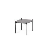 Table basse Meet 50 x 50 cm pied noir