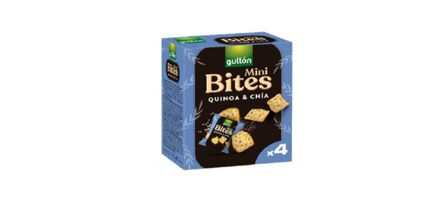 Bolsa Mini Bites Quinoa-Chia Gullon  - 160g