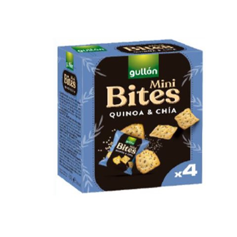 Bolsa Mini Bites Quinoa-Chia Gullon - 160g