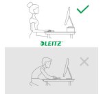 Soporte de monitor Leitz Ergo