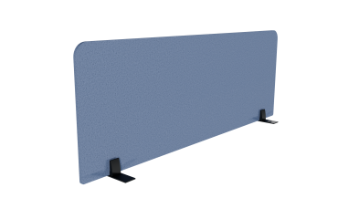 Panneau écran acoustique Agathe Flexmute - avec fixations pour bureau L 140 x H 50 cm