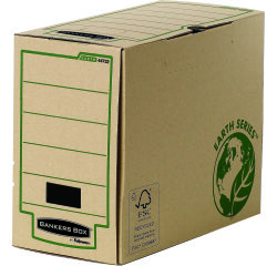 Pack de 20 Cajas de archivo definitivo A4+ 150mm Fellowes Marrón con montaje manual