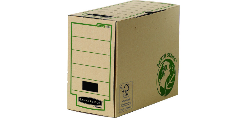 Pack de 20 Cajas de archivo definitivo A4+ 150mm Fellowes Marrón con montaje manual