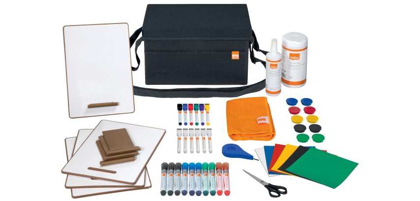 Bolsa de kit de accesorios para pizarra Nobo
