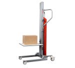 Gerbeur Astair à levée électrique avec plateau 60 kg course de levée 1200 mm