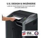Destructeur Fellowes Powershred 425HS - coupe croisée