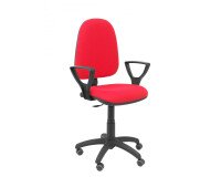 Ayna brazos fijos ruedas parquet tapizado
 - Rojo