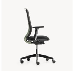 Ergonomische bureaustoel AXIS - met 3D armleuningen - verstelbare zitdiepte - Synchroon mechanisme