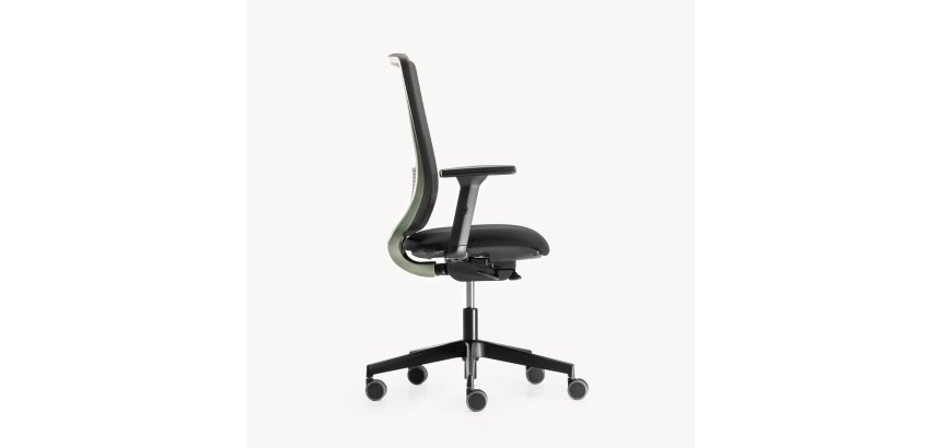 Ergonomic office chair AXIS - with 3D armrests - adjustable seat depth - Synchronous mechanism