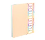 Trieur Extensible 12 compartiments A4 - Rainbow Pastel - Viquel - 25,5 x 32 cm