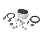 Auricular HP Poly Bluetooth VOYAGER FREE 60+ UC Teams USB-A Blanco con estuche de carga con pantalla táctil