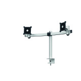 Bras support écran double PRO fixation pince