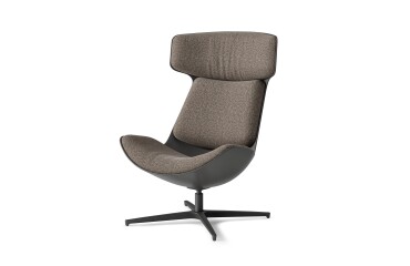 Lounge fauteuil CLEO Antraciet